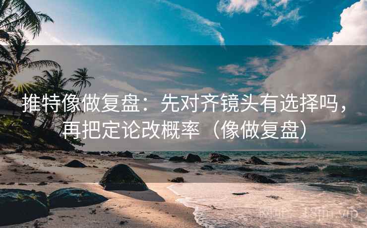 推特像做复盘：先对齐镜头有选择吗，再把定论改概率（像做复盘）